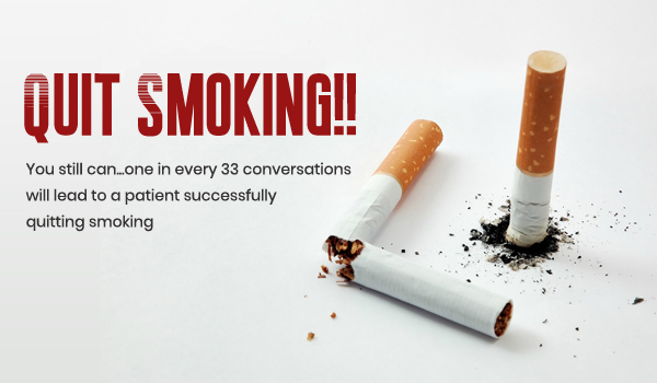 Quit smoking before the age of 35, your life expectancy will be much the same as a non smoker